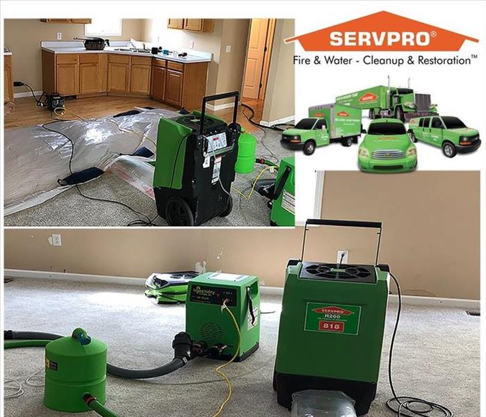 Best Restoration Company Vancouver - image of green equipment in various rooms